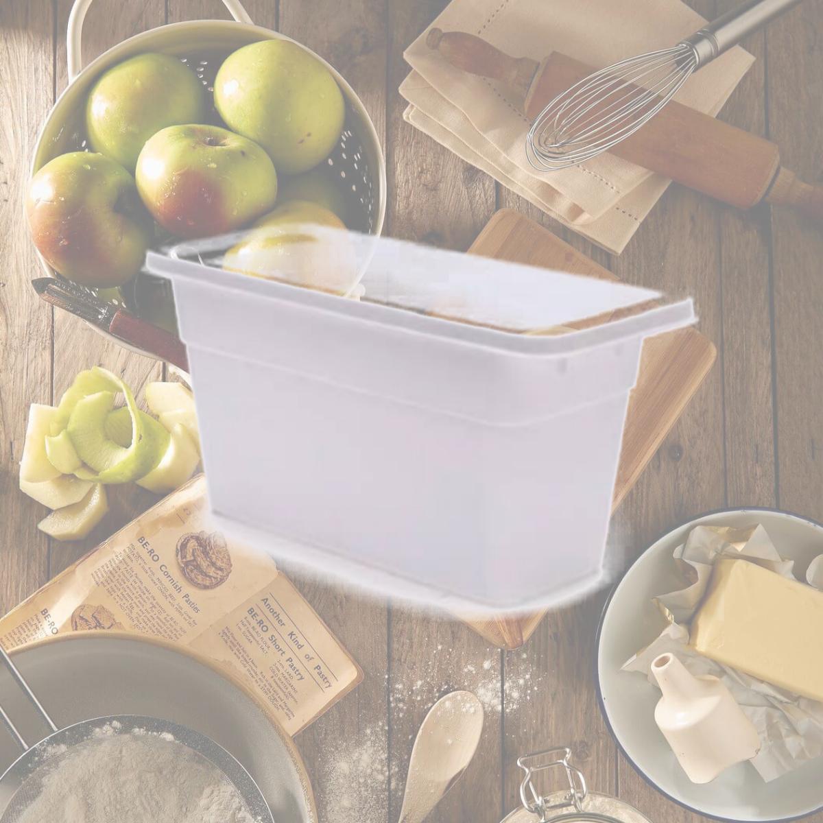 Picture of Rubbermaid 2862-RD-WHT White Ice Cube Bin