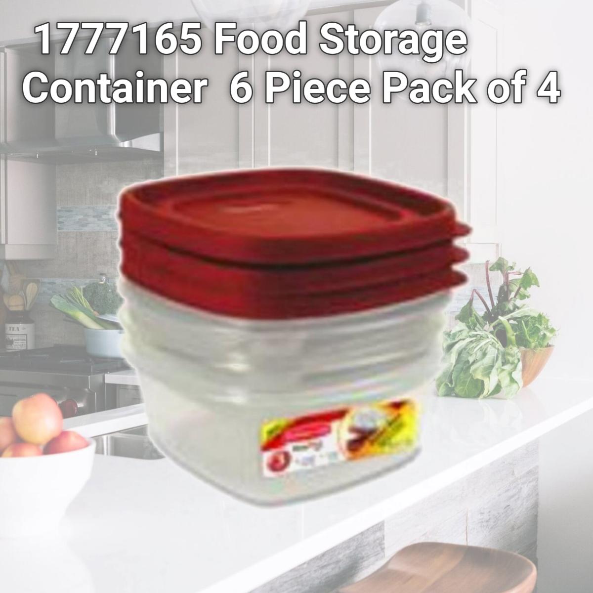 Picture of Rubbermaid 1777165 Food Storage Container  6 Piece 