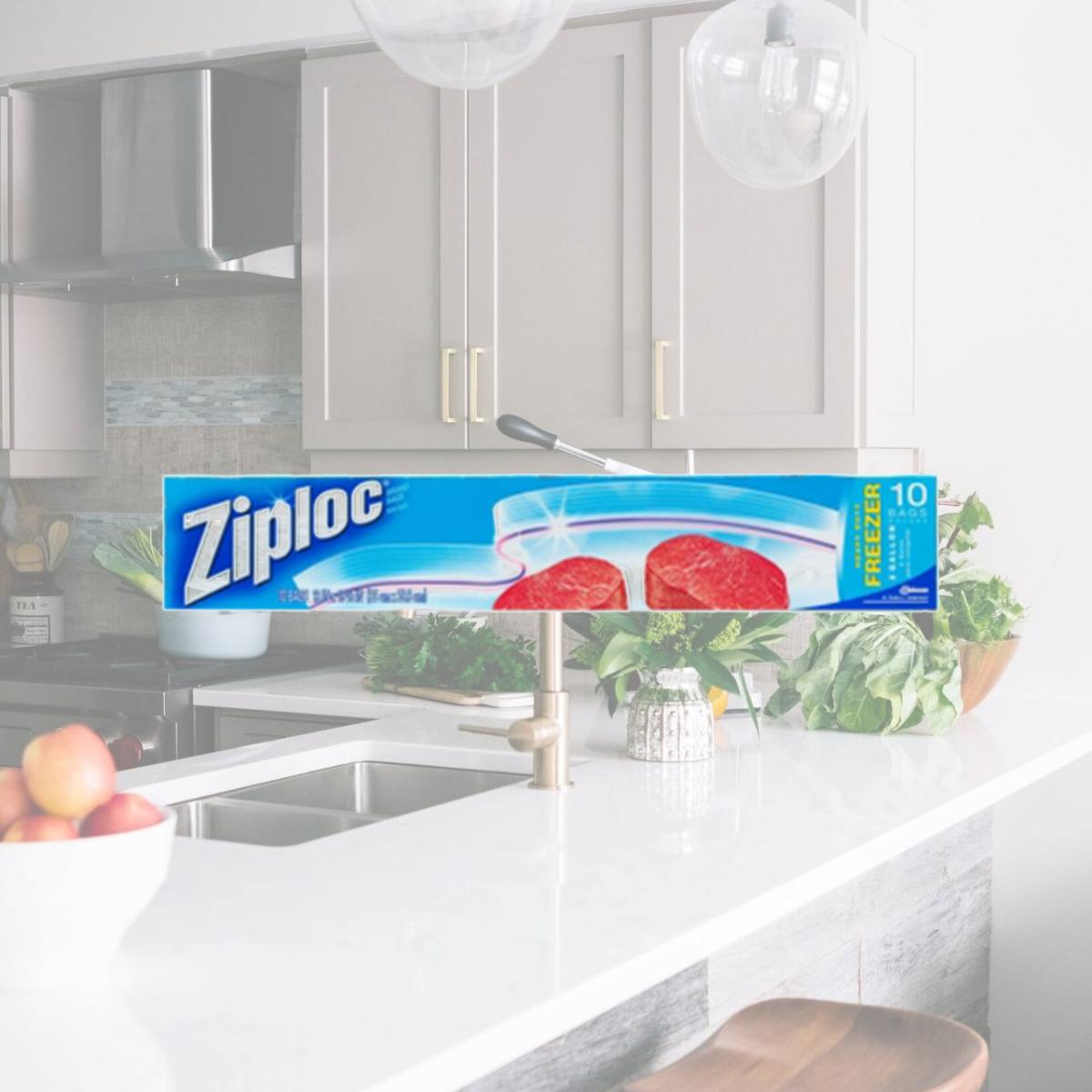 Picture of Ziploc 01132 10 Count- 2 Gallon - Jumbo Freezer Bags
