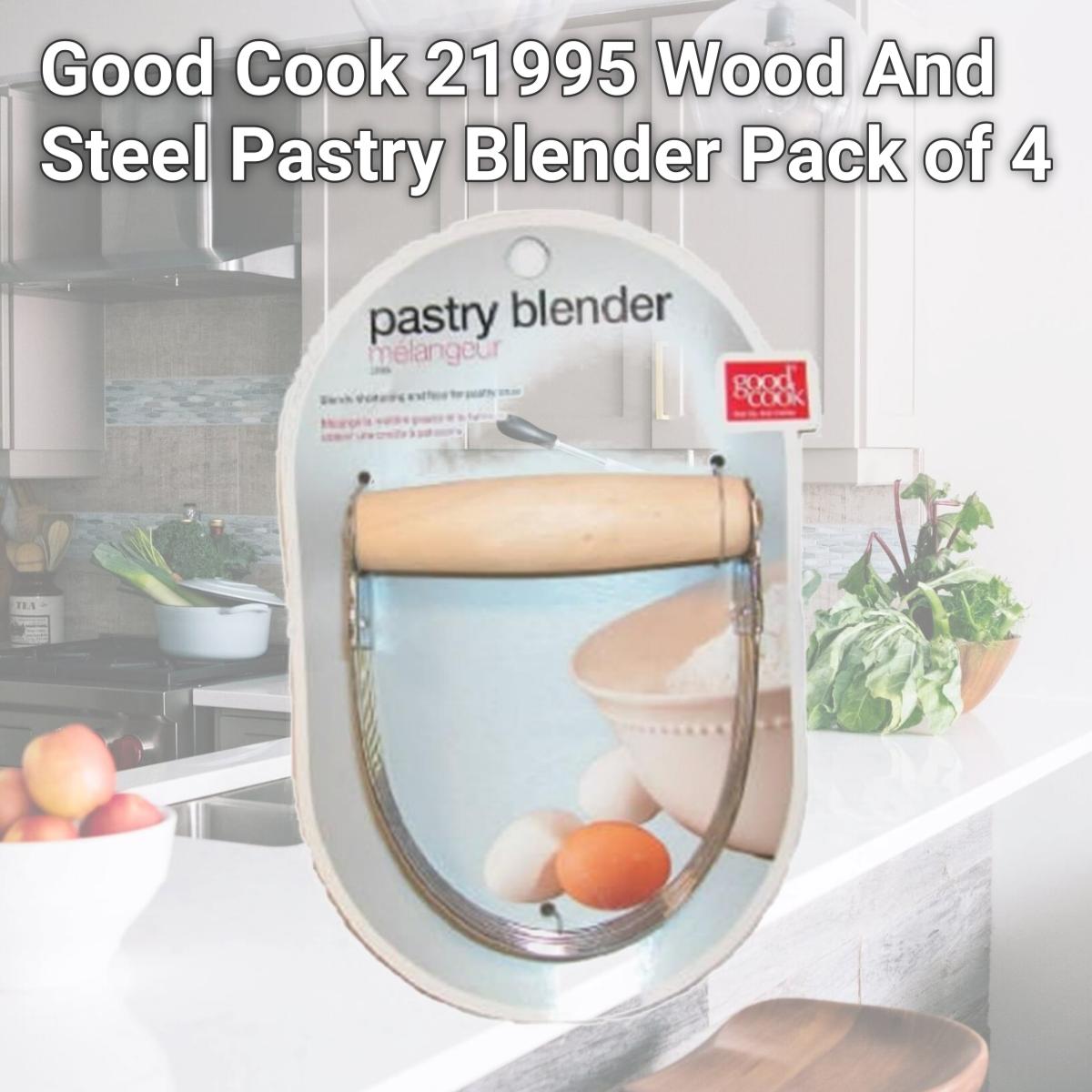 Picture of Good Cook 21995 Wood And Steel Pastry Blender Pack of 4