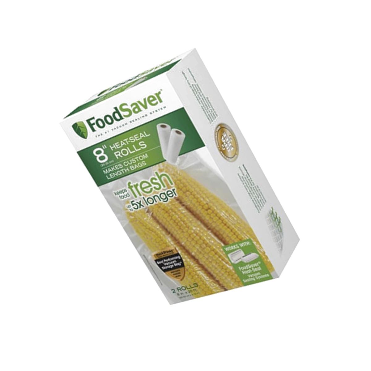 Picture of FoodSaver FSFSBF0526-P00 8 in. x 15 ft. FoodSaver Roll - 2 Pack