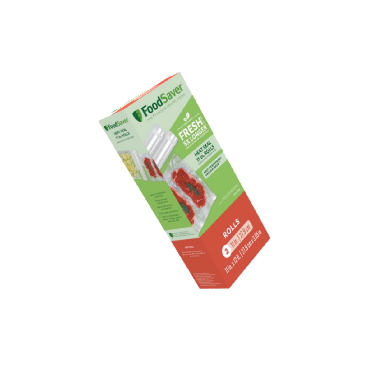 Picture of FoodSaver FSFSBF0626-P00 11 in. x 12 ft. Foodsave Roll - 2 Pack