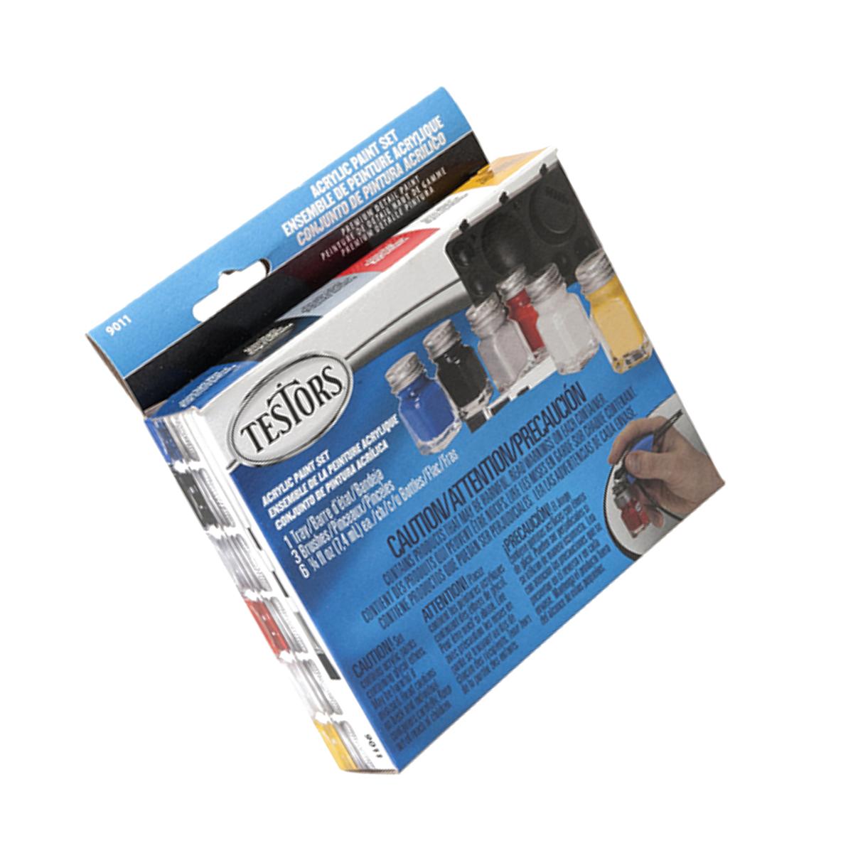 Picture of Testor 9011 6 Color Primary Acrylic Set