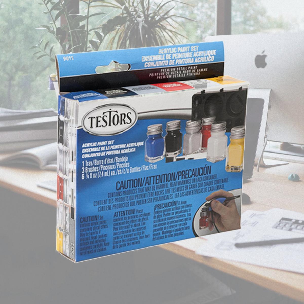 Picture of Testor 9011 6 Color Primary Acrylic Set