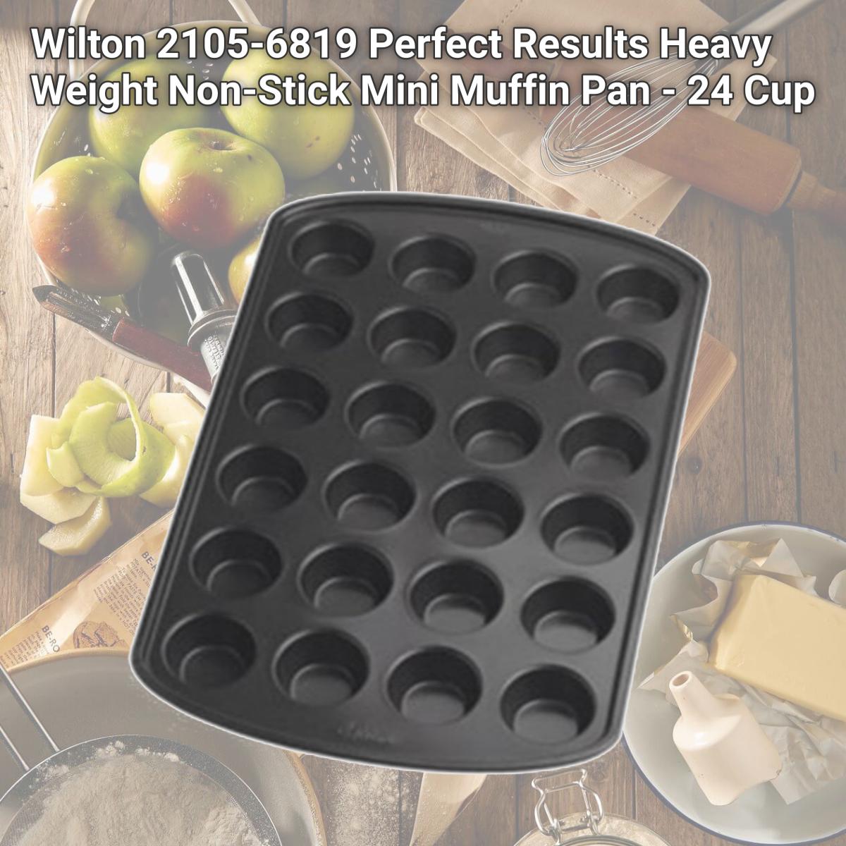 Picture of Wilton 2105-6819 Perfect Results Heavy Weight Non-Stick Mini Muffin Pan - 24 Cup