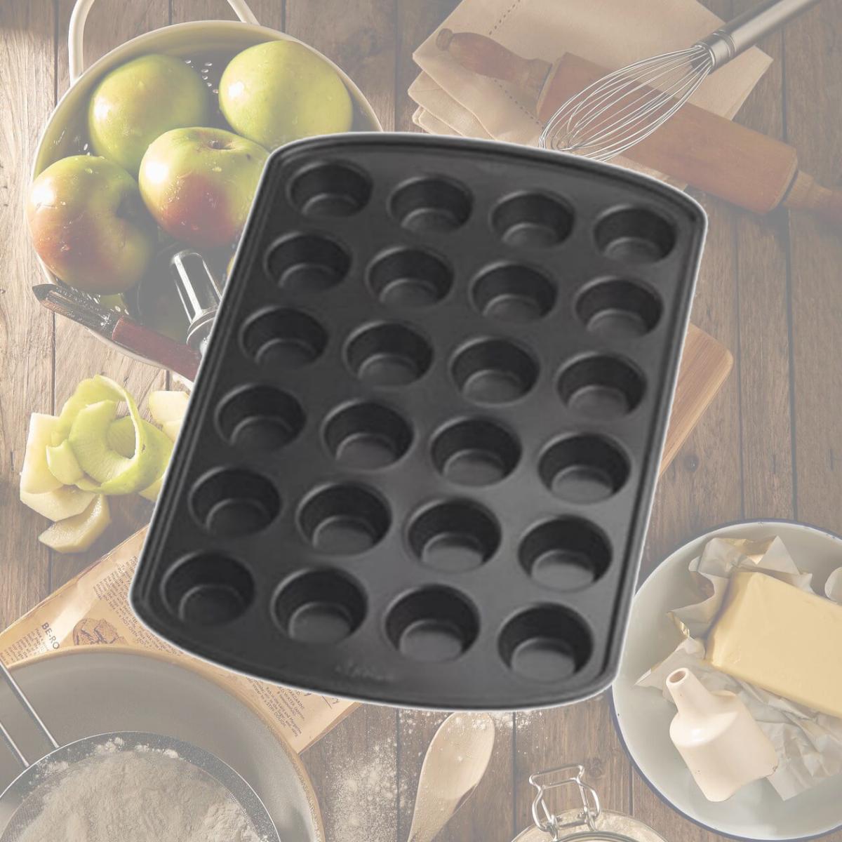 Picture of Wilton 2105-6819 Perfect Results Heavy Weight Non-Stick Mini Muffin Pan - 24 Cup