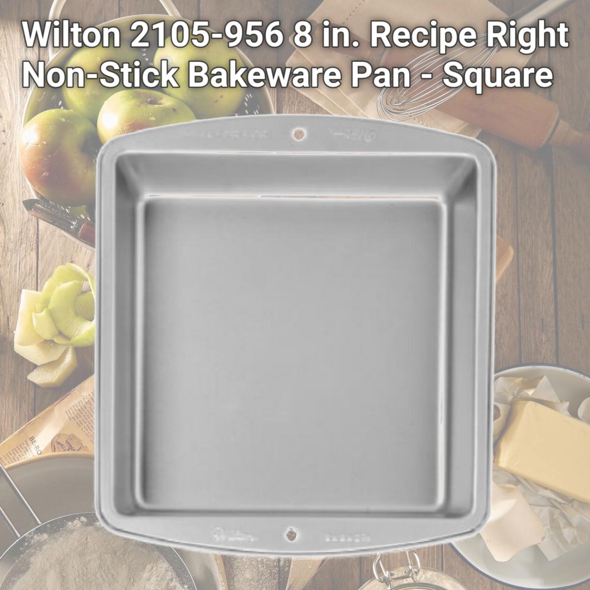Picture of Wilton 2105-956 8 in. Recipe Right Non-Stick Bakeware Pan - Square