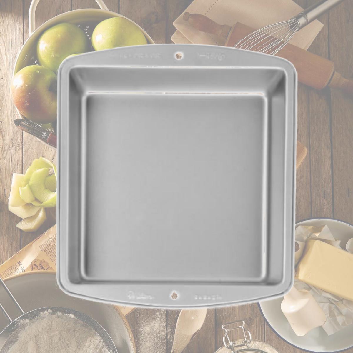 Picture of Wilton 2105-956 8 in. Recipe Right Non-Stick Bakeware Pan - Square