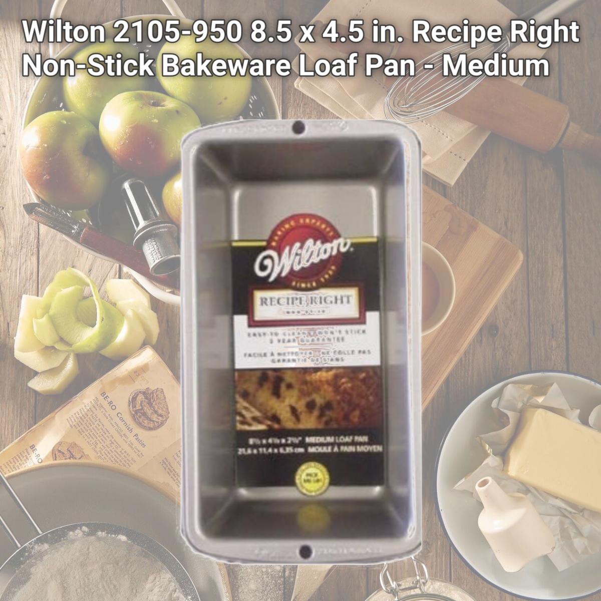Picture of Wilton 2105-950 8.5 x 4.5 in. Recipe Right Non-Stick Bakeware Loaf Pan - Medium
