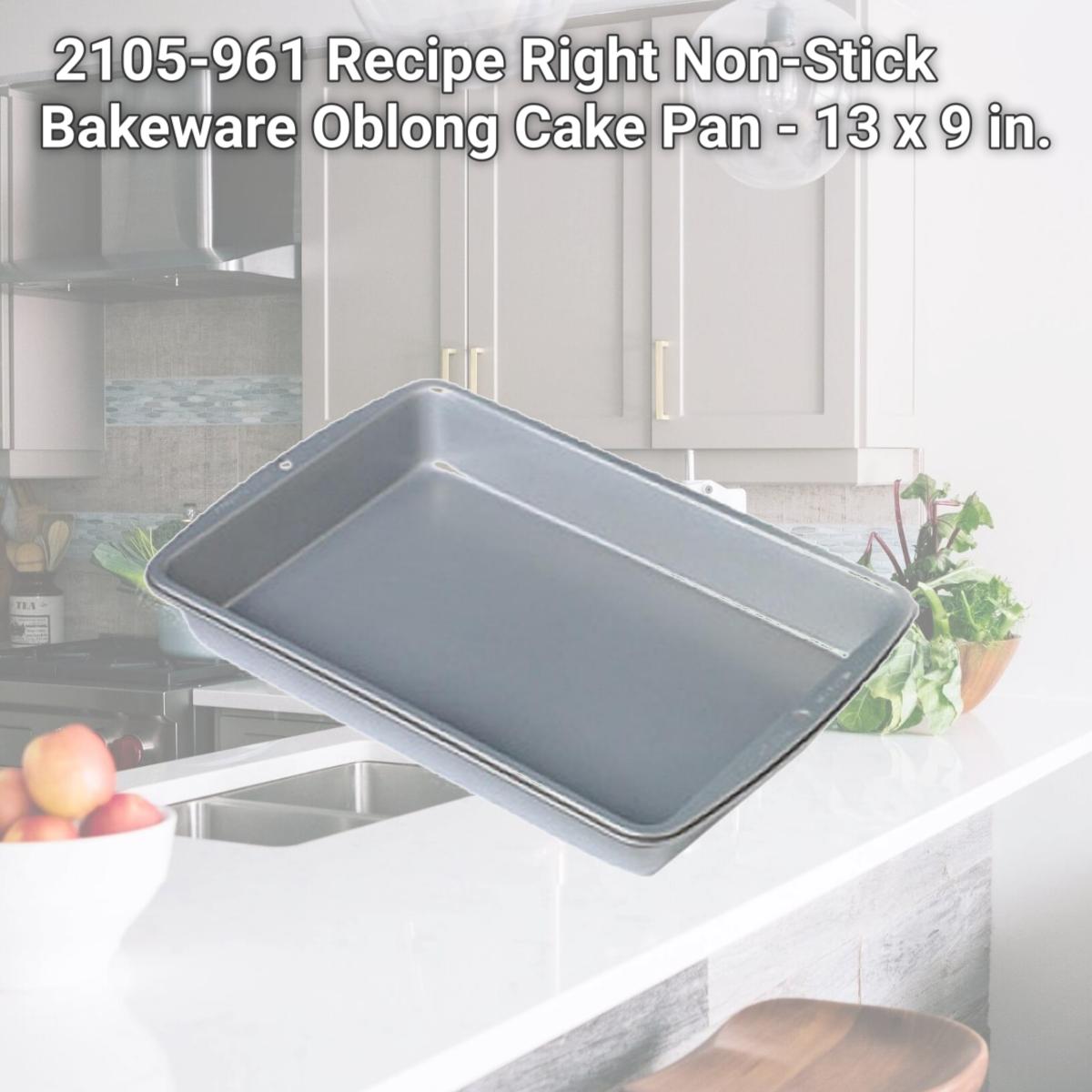 Picture of Wilton 2105-961 Recipe Right Non-Stick Bakeware Oblong Cake Pan - 13 x 9 in.