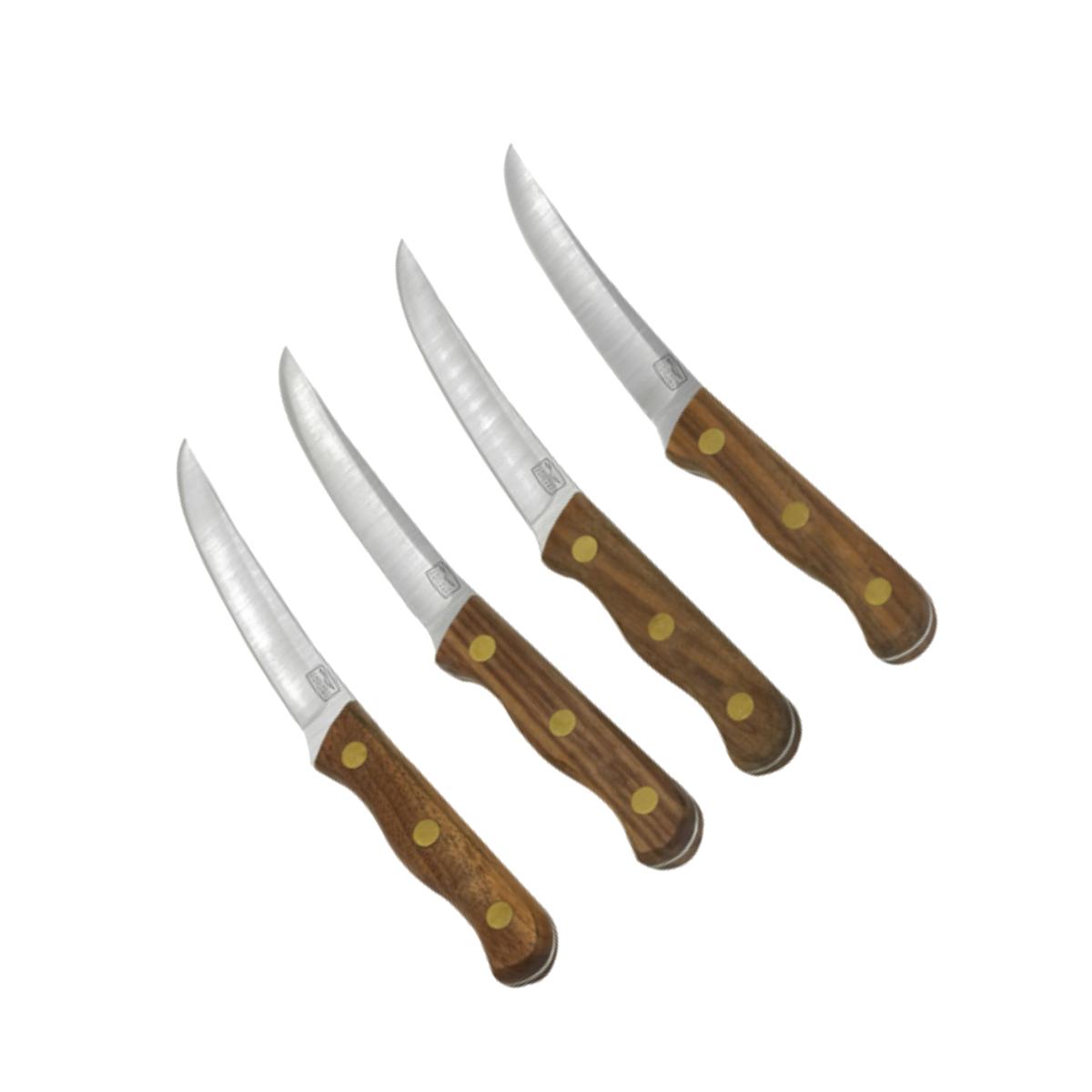 Picture of Chicago Cutlery B144 Walnut Traditions Steak Knife Setm- 4 Piece