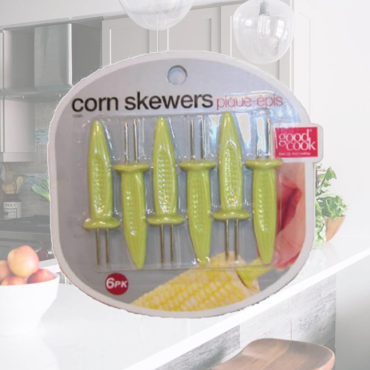 Picture of Bradshaw 12585 6 Count Jumbo Corn Skewer- Pack of 4