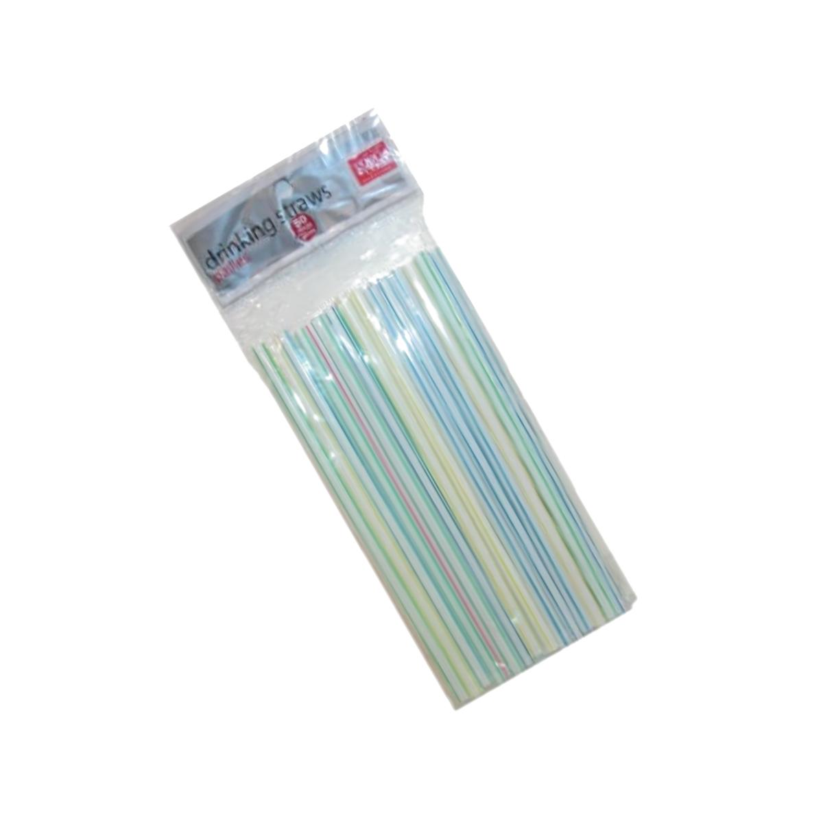 Picture of Bradshaw 24990 50 Count White Jumbo Straws- Pack of 6