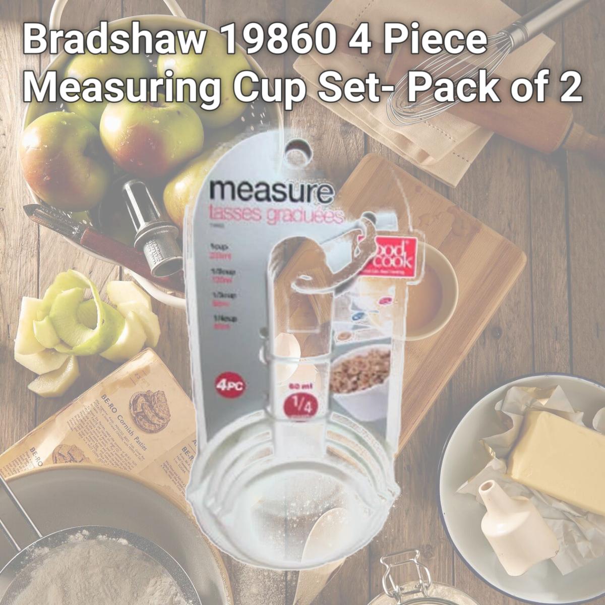 Picture of Bradshaw 19860 4 Piece Measuring Cup Set- Pack of 2