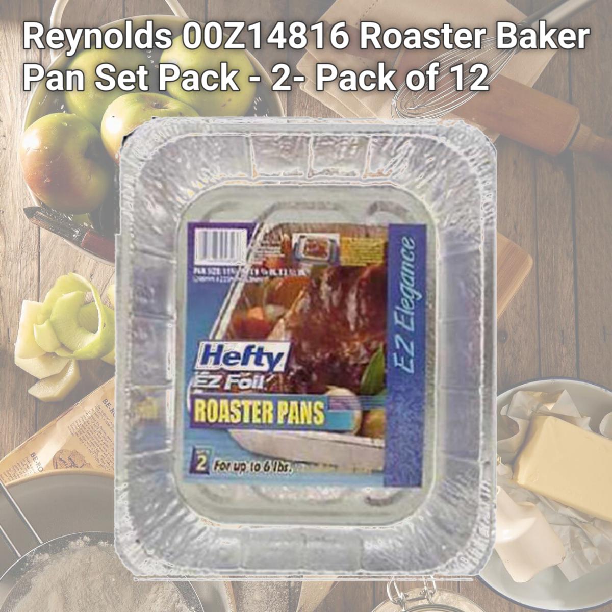 Picture of Reynolds 00Z14816 Roaster Baker Pan Set Pack - 2- Pack of 12