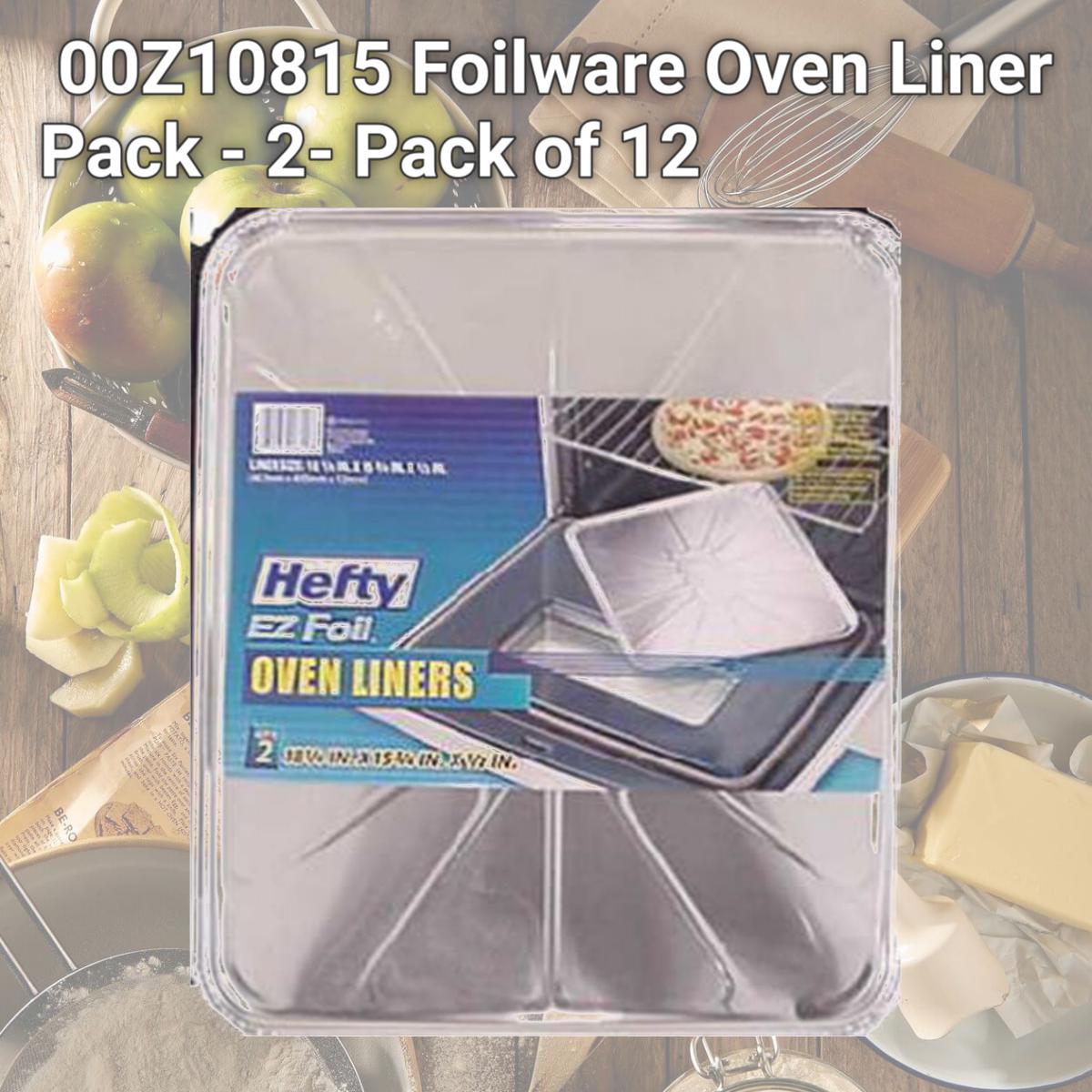 Picture of Reynolds 00Z10815 Foilware Oven Liner Pack - 2- Pack of 12