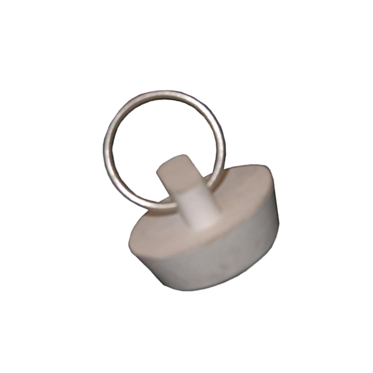 Picture of Larsen Supply 02-3201 White Hollow Rubber Sink Stopper 