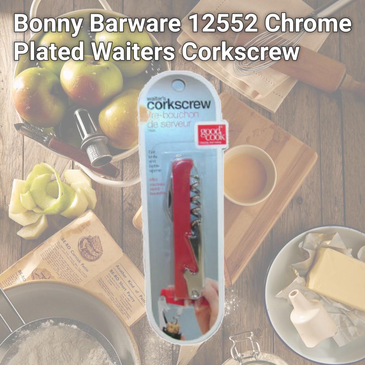 Picture of Bonny Barware 12552 Chrome Plated Waiters Corkscrew