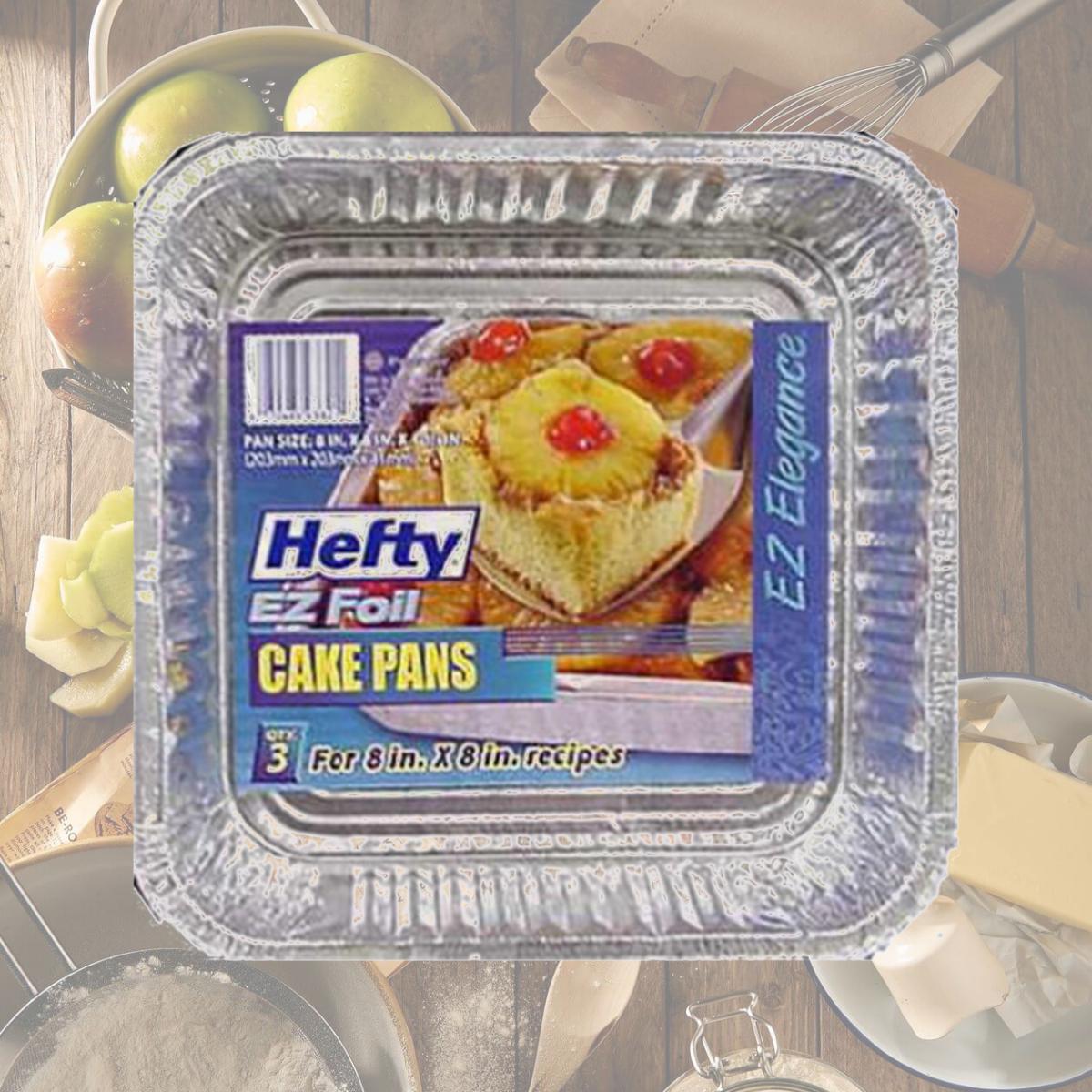 Picture of Reynolds 00Z93821 Square Aluminum Foilware Cake Pan - 3 Pack- Pack Of 12