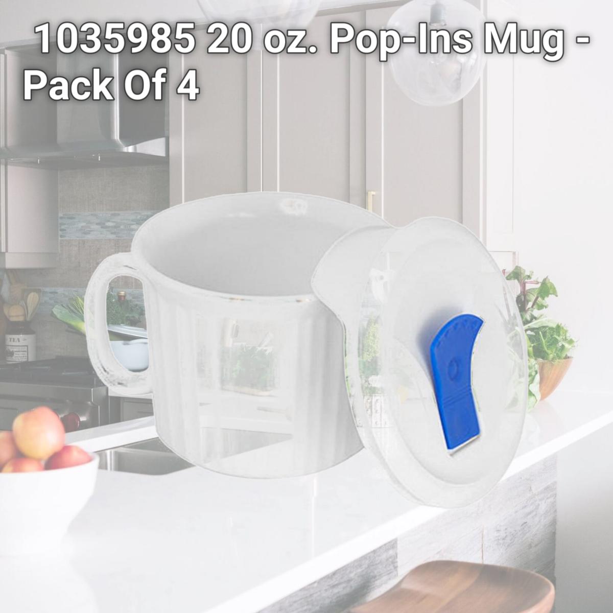 Picture of Corningware 1035985 20 oz. Pop-Ins Mug - Pack Of 4