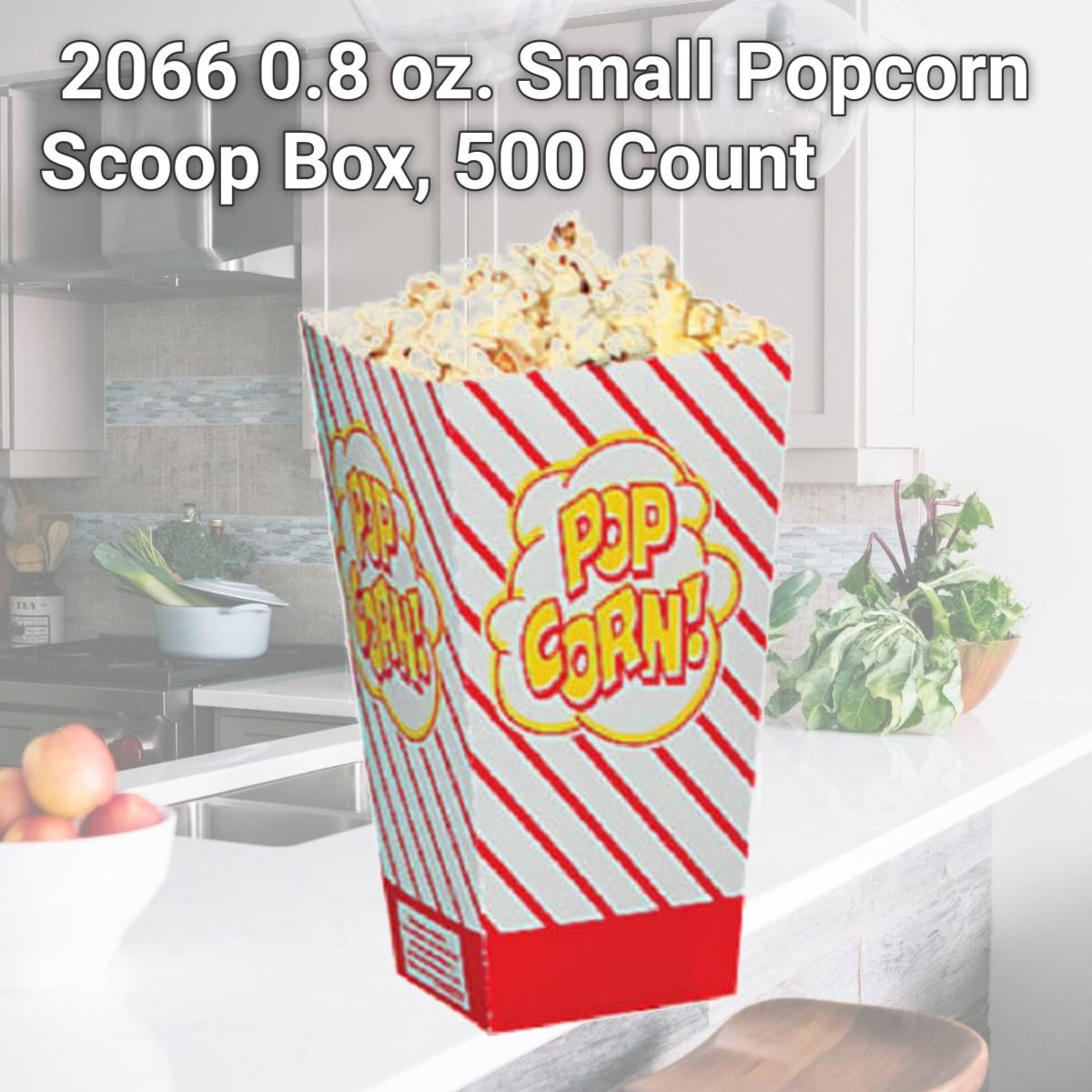 Picture of Gold Medal 2066 0.8 oz. Small Popcorn Scoop Box, 500 Count