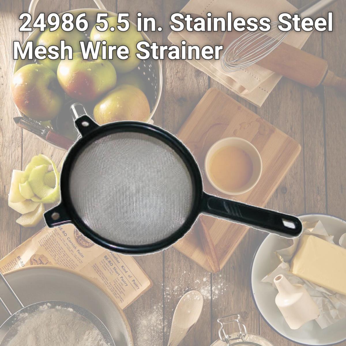 Picture of Good Cook 24986 5.5 in. Stainless Steel Mesh Wire Strainer
