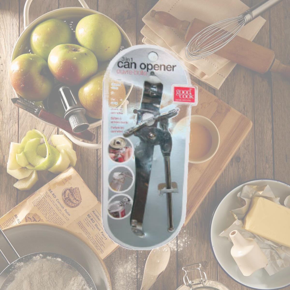 Picture of Good Cook 11800 Bright Triple Chrome Plated 3 Way Can Opener Pack of 6