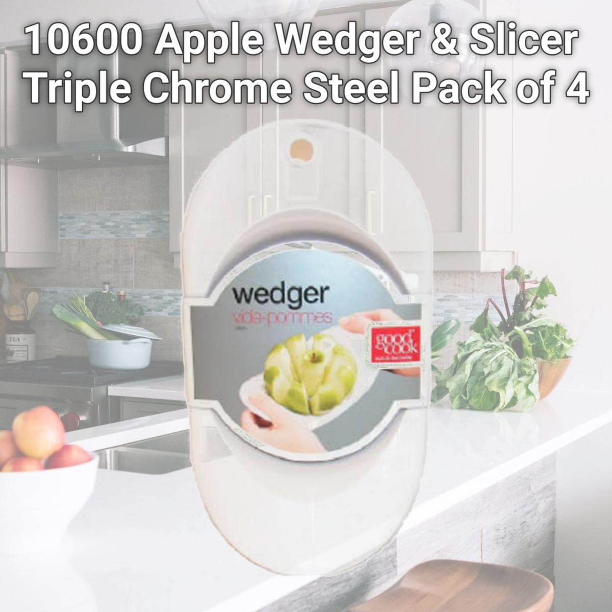Picture of Good Cook 10600 Apple Wedger &amp; Slicer Triple Chrome Steel Pack of 4