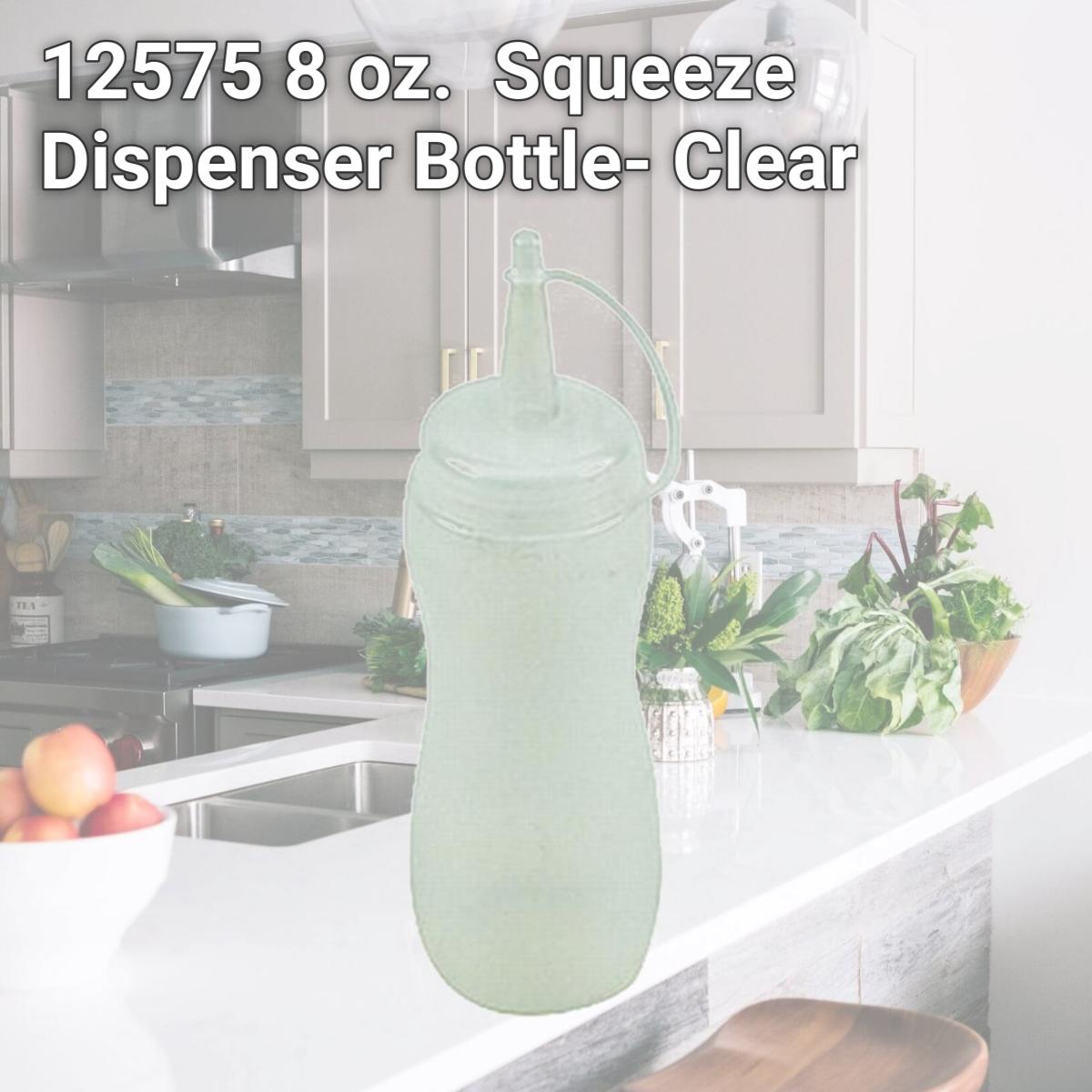 Picture of Good Cook 12575 8 oz. Good Cook Squeeze Dispenser Bottle- Clear