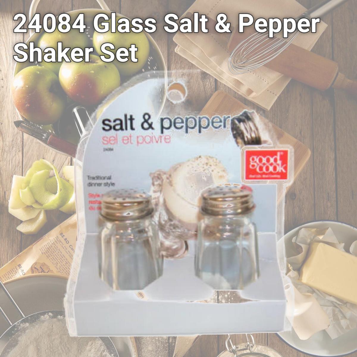 Picture of Good Cook 24084 Glass Salt & Pepper Shaker Set