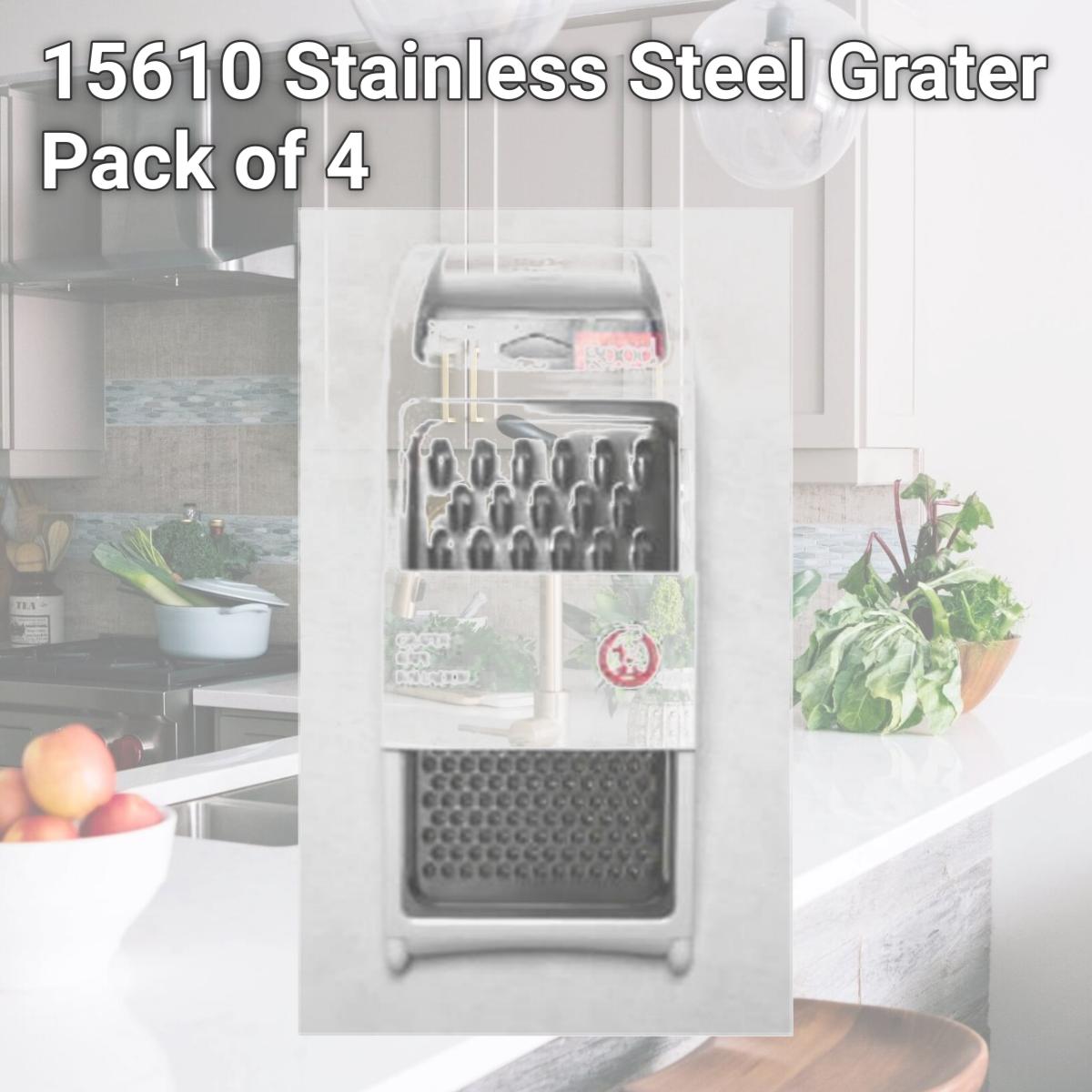 Picture of Good Cook 15610 Stainless Steel Grater Pack of 4