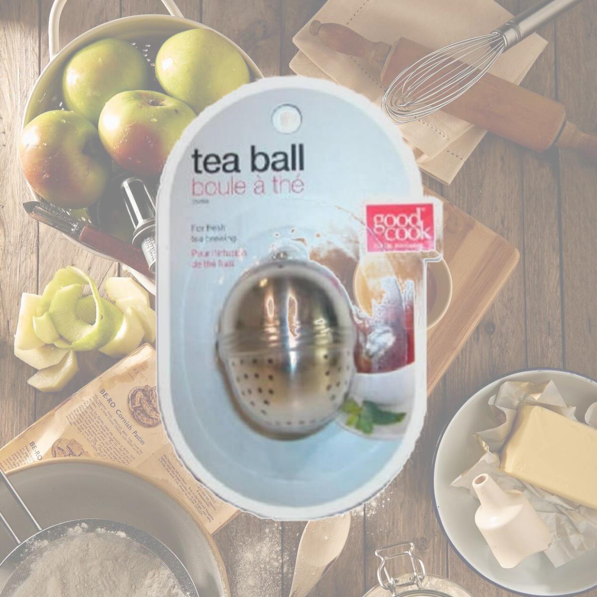 Picture of Good Cook 25090 Stainless Steel Tea Ball With Hang Chain Pack of 4