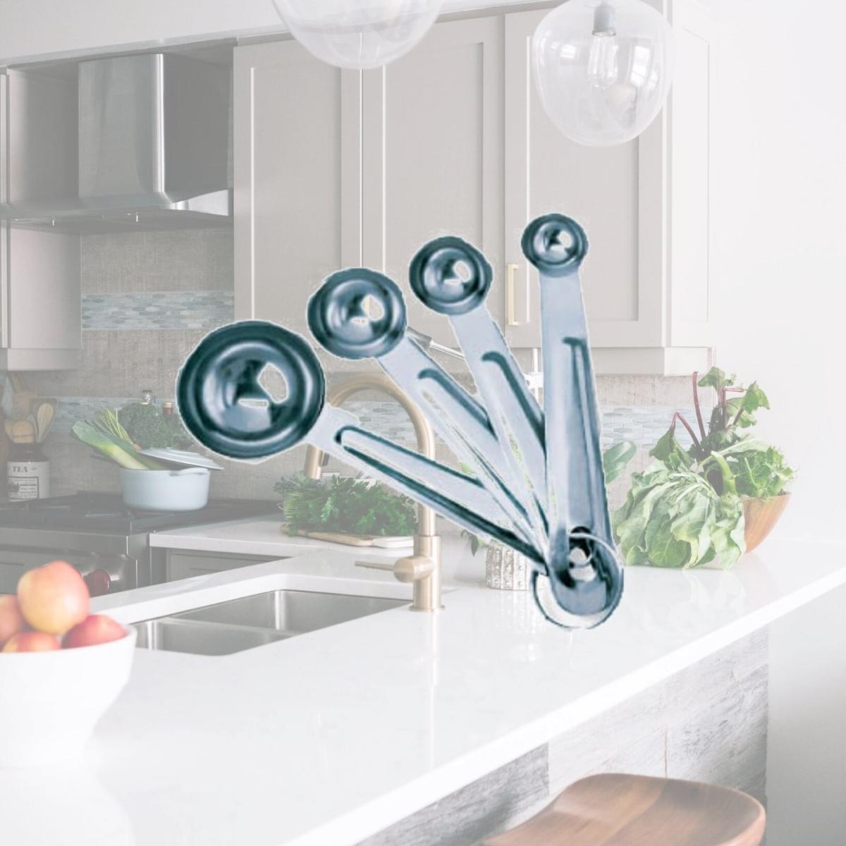 Picture of Good Cook 19875 4 Piece Stainless Steel Measuring Spoon Set Pack of 6