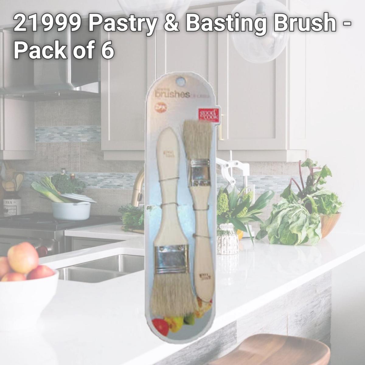 Picture of Good Cook 21999 Pastry &amp; Basting Brush - Pack of 6