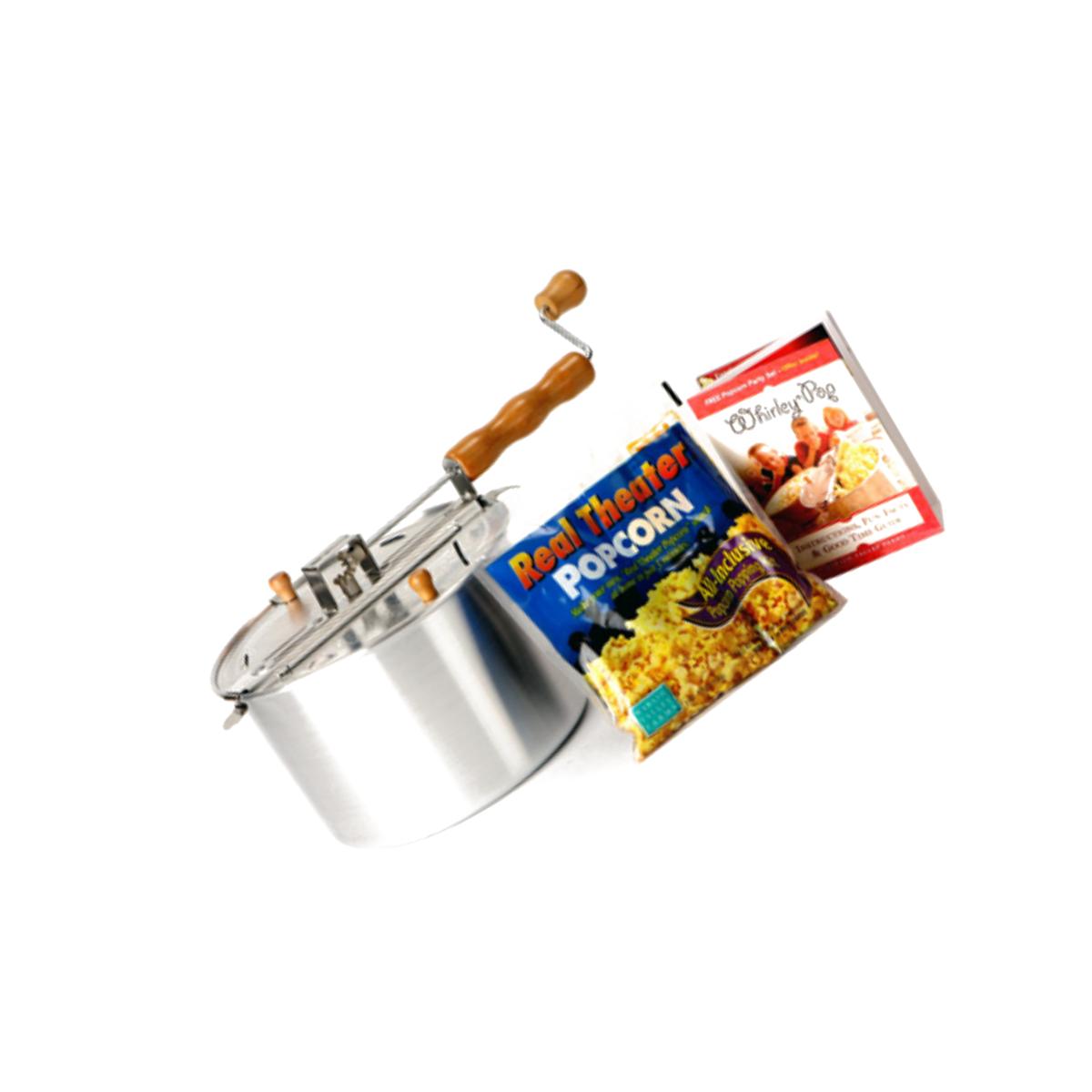 Picture of Wabash Valley Farms 25008A 6 QT Original Whirley Pop Stove Top Popcorn Popper