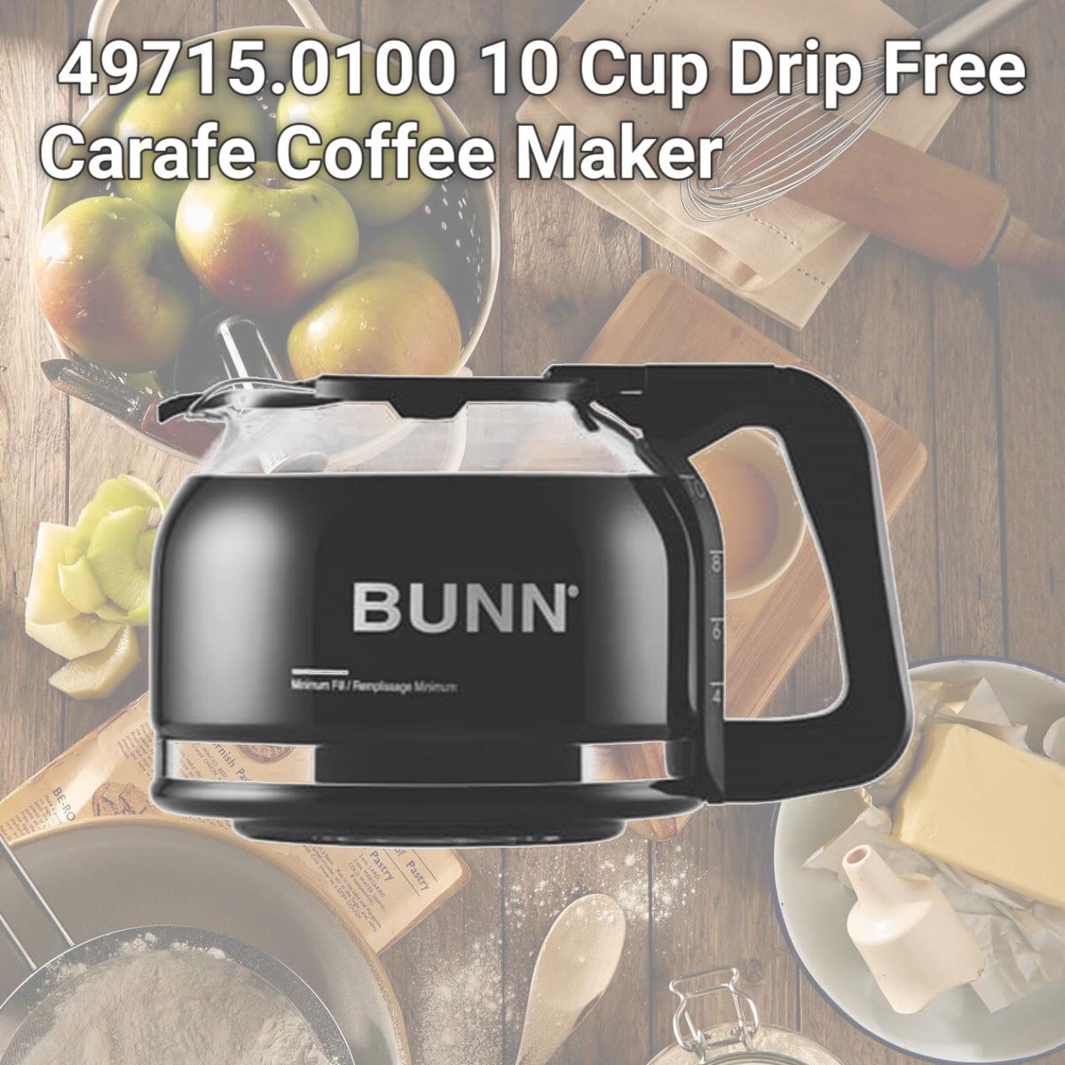 Picture of Bunn-O-Matic 49715.0100 10 Cup Drip Free Carafe Coffee Maker