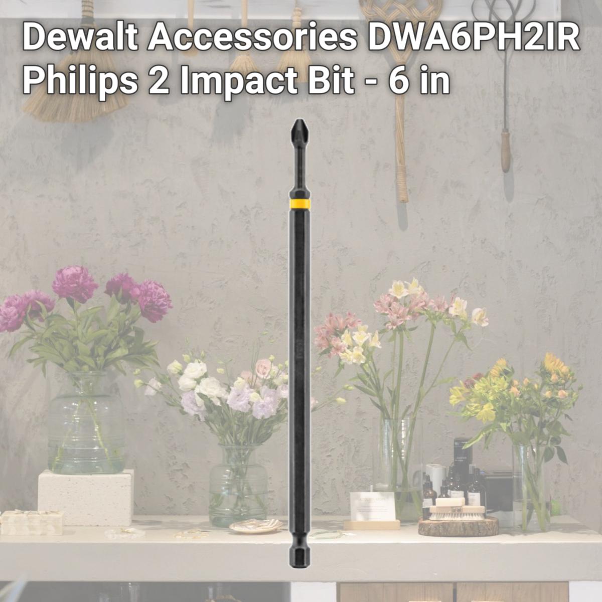 Picture of Dewalt Accessories DWA6PH2IR Philips 2 Impact Bit - 6 in