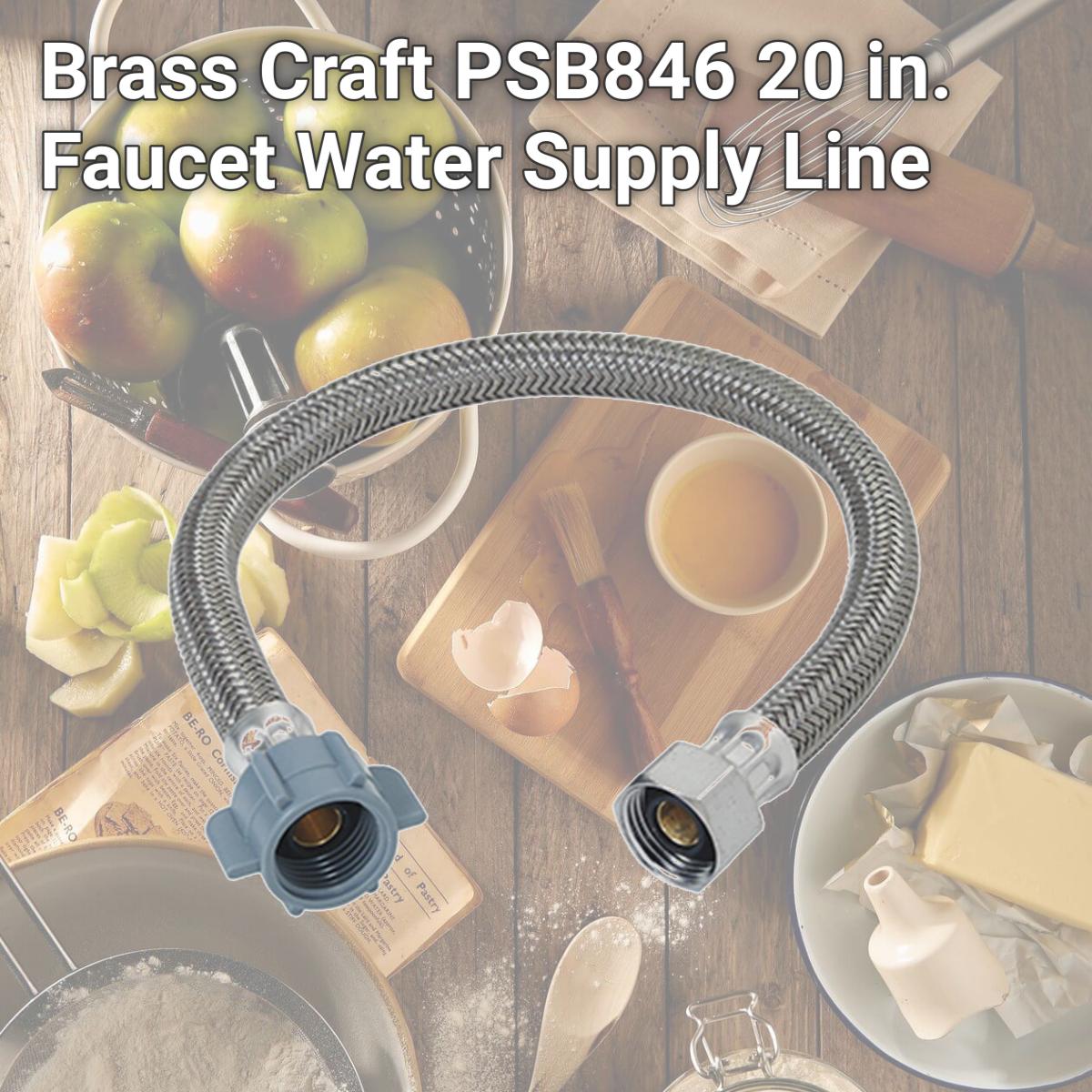 Picture of Brass Craft PSB846 20 in. Faucet Water Supply Line