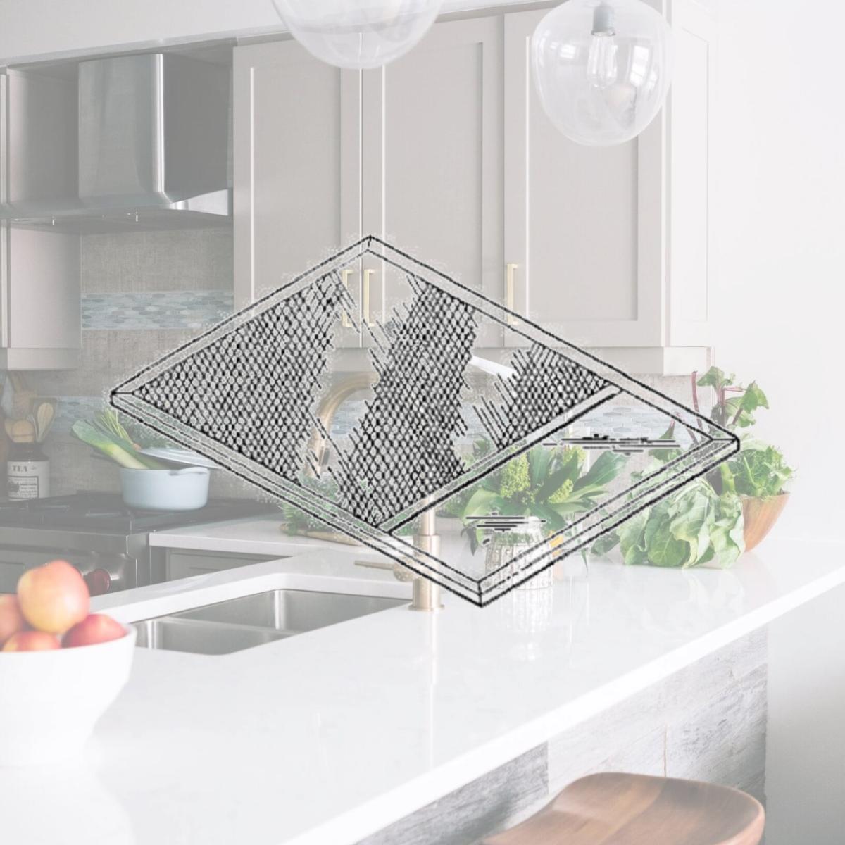 Picture of Broan-Nutone BP57 Aluminum Range Hood Filter - Light Lens