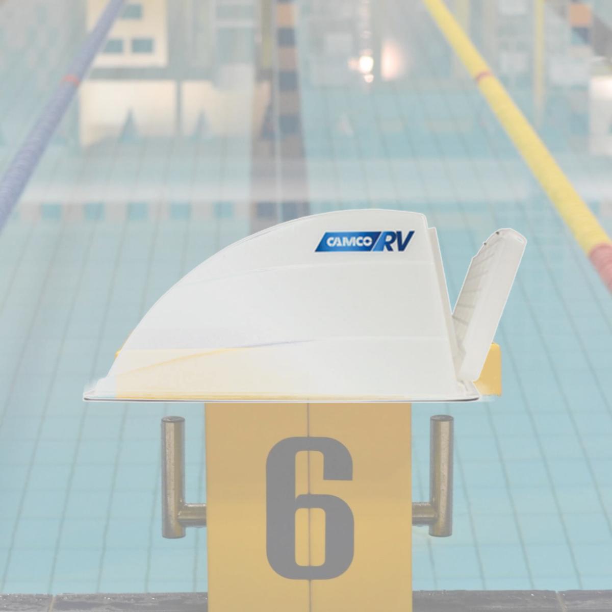 Picture of Camco 40433 White RV Vent Cover