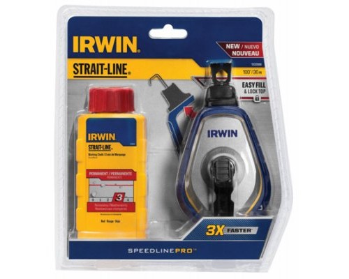 Irwin Industrial Tool 205602 100 Ft. Pro Red Chalk Reel 1932888