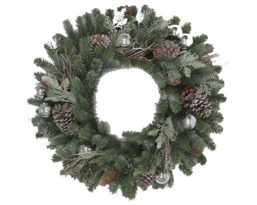209349 Hw 24 In. Frost Art Wreath Gd20p2045x00