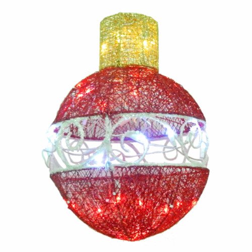 National Tree 208793 Hw 15 In. Red Led Ornament Df-035038u-t