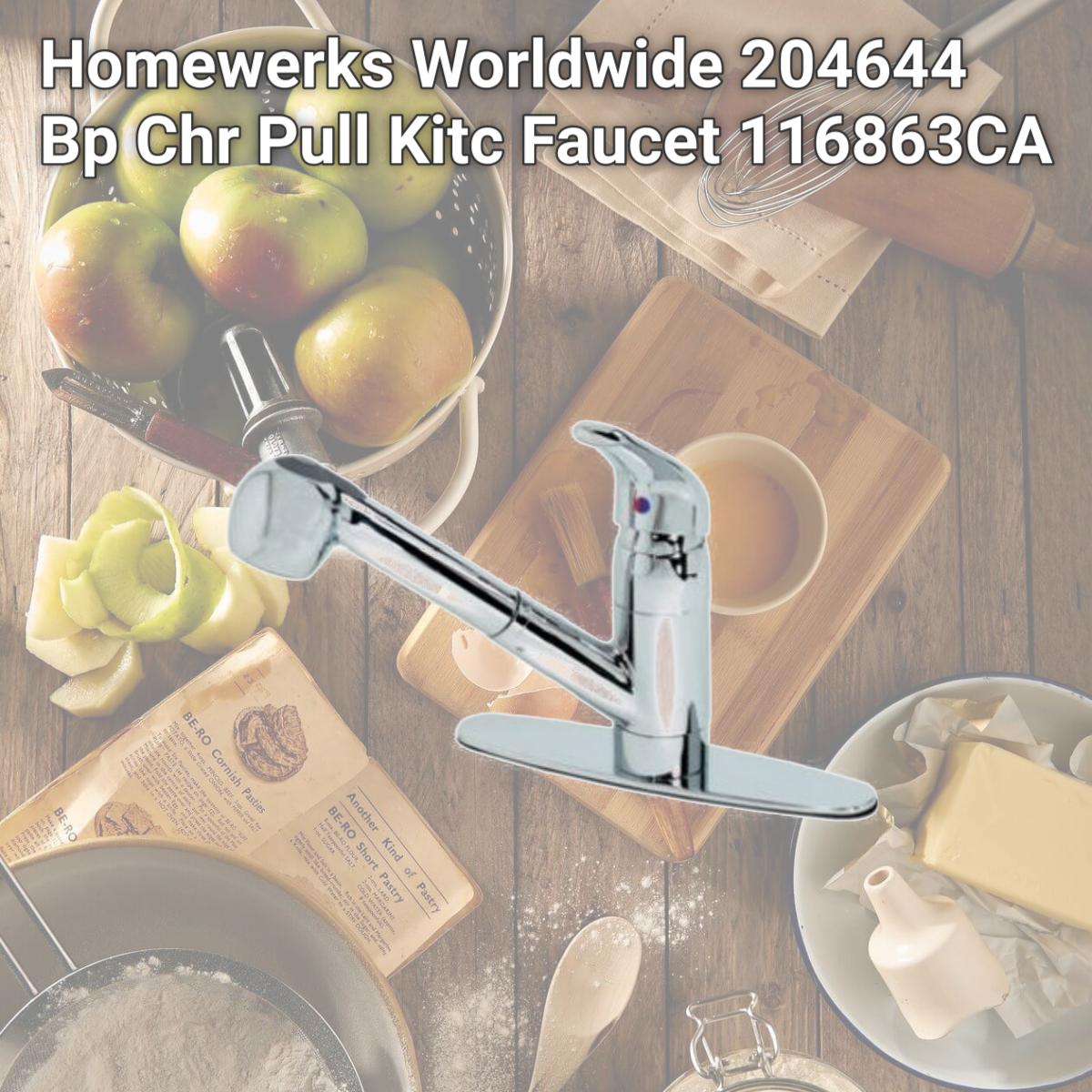 Picture of Homewerks Worldwide 204644 Bp Chr Pull Kitc Faucet 116863CA