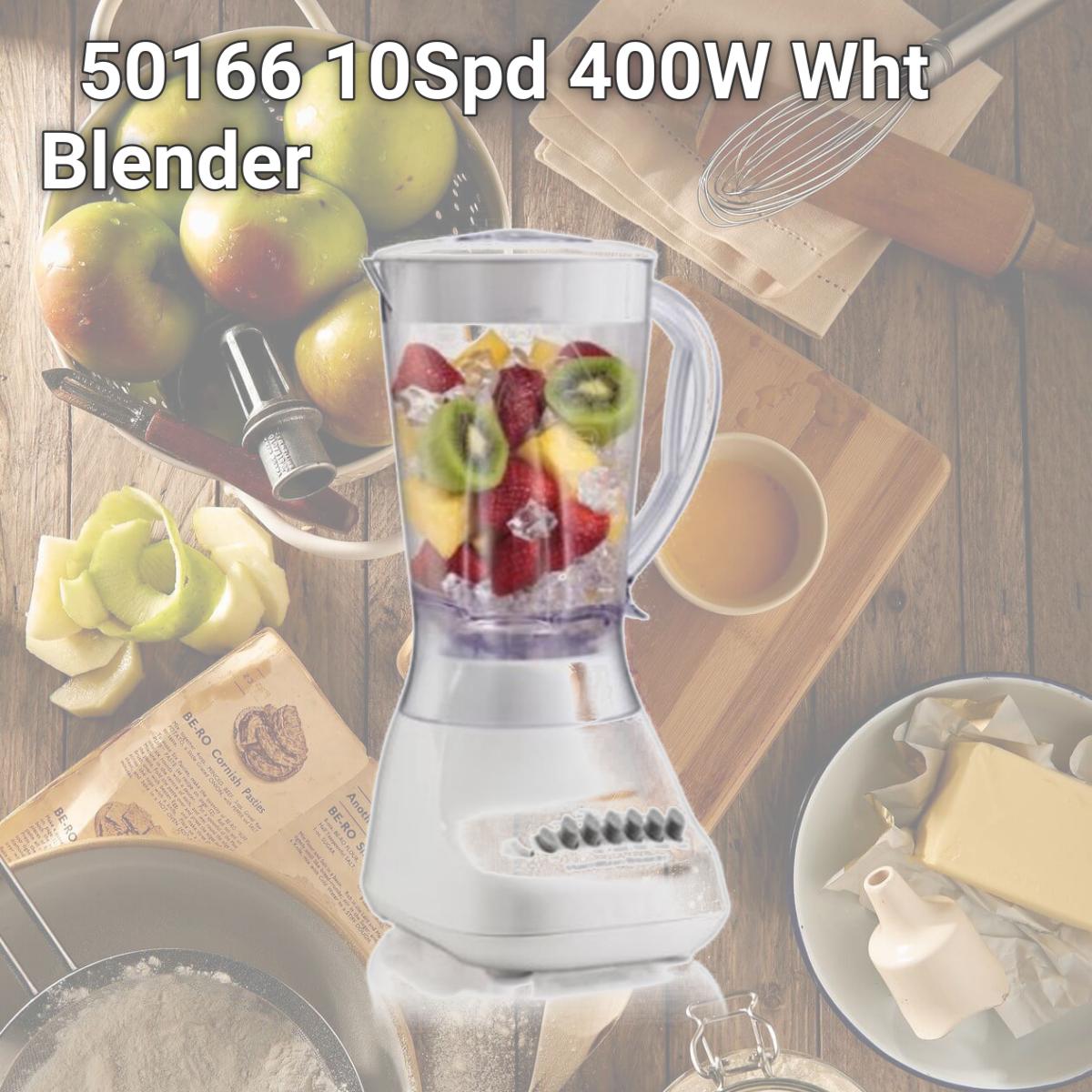 Picture of Hamilton Beach Brands 219839 50166 10Spd 400W Wht Blender