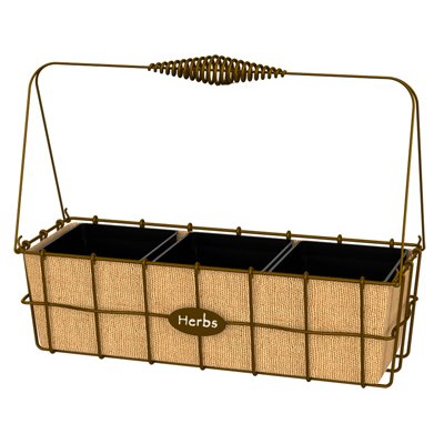 Products 14 In. Rust Herb Basket