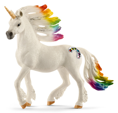 216412 Ainbow Stallion Unicorn Toy Figure - White