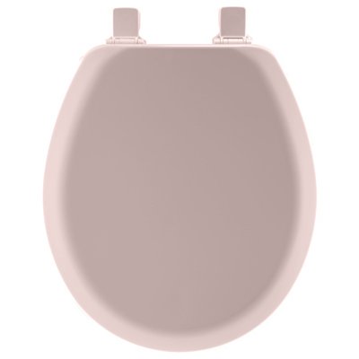 Bemis 212889 Round Wound Toilet Seat, Pink
