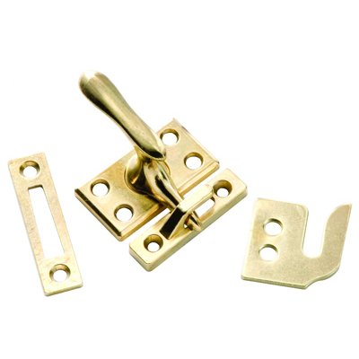 214593 Casement Window Lock - Polished Brass