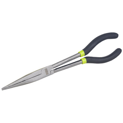 -asia 213195 Master Mechanic Long Nose Straight Pliers - 11 In.